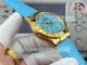 Swiss Replica Rolex Beach Daytona Baby Blue MOP Dial Leather Strap Watch (4)_th.jpg